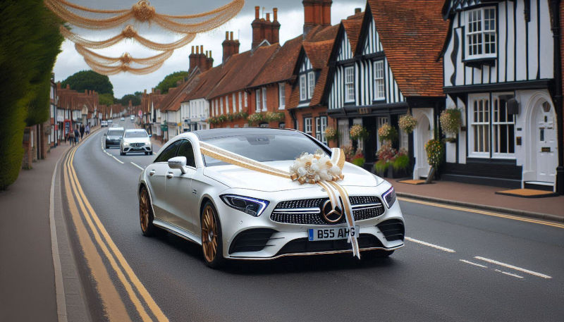 Wedding Mercedes in Berkshire