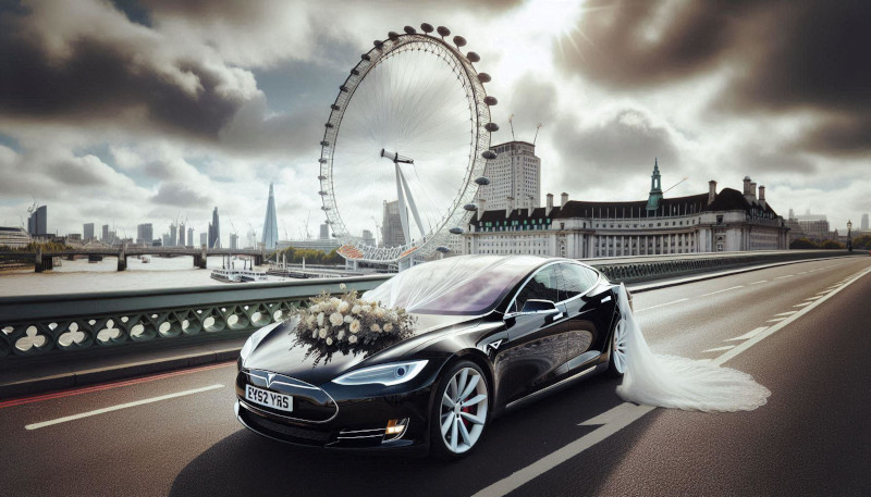 Wedding Tesla in London